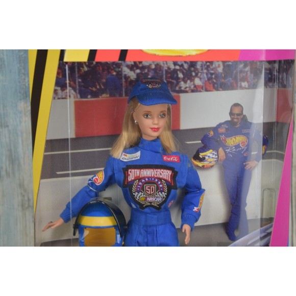 Vintage Barbie 50th Anniversary NASCAR Barbie Doll - Picture 2 of 8
